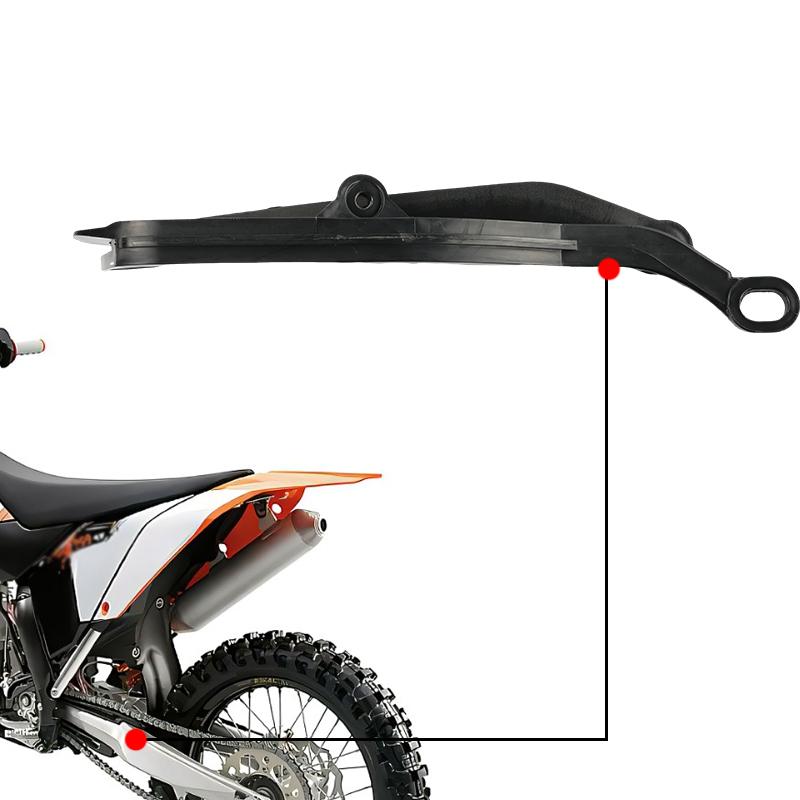 LINGQI RACING Motorcycle Chain Swingarm Chain Guide Slider Roller For Kayo T2 T4 T6 250 250cc Dirt Pit Bike Motocross Motorbike