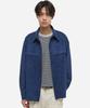 DNSR Suede Shirt Jacket Navy