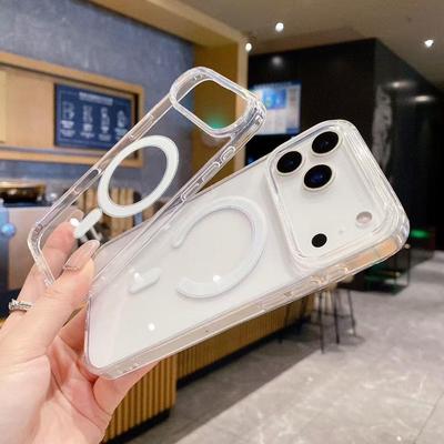Magnetische Transparente Stoßfeste Handyhülle: Vollständige Abdeckung für Apple Modelle 11-17 Pro Max