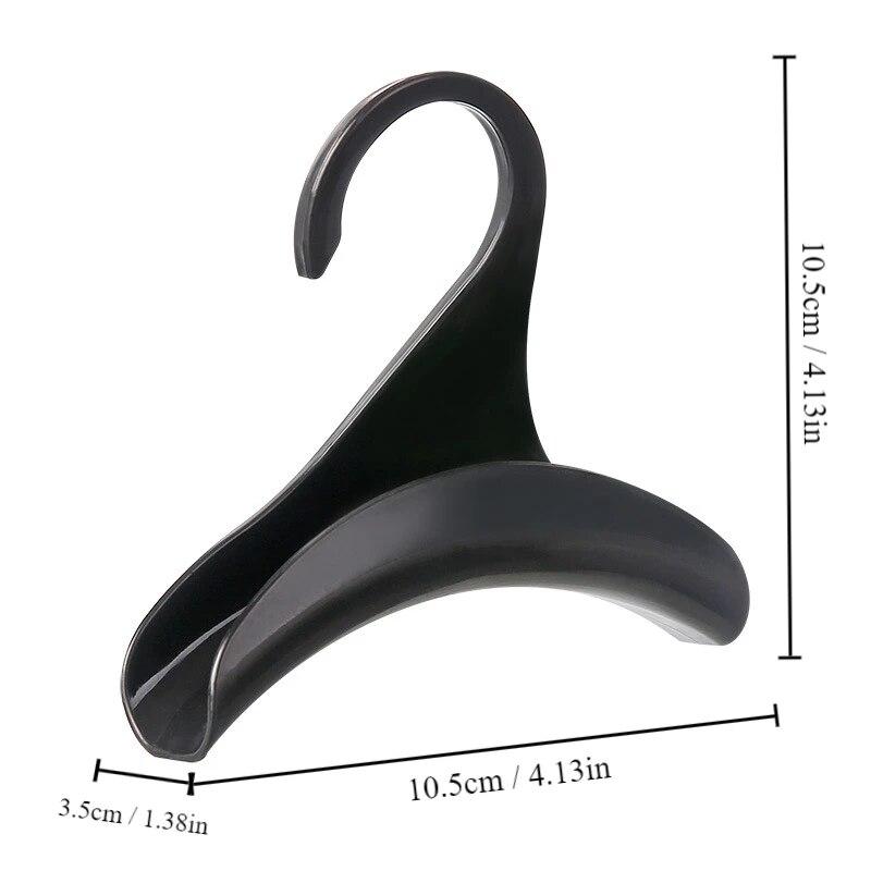 10pcs Plastic Hanger Connection Hooks Stackable Space Saving Storage Multifunctional Bags and Hats Hanging Rack Home Accessories