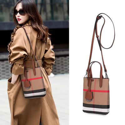 Bolso de Lona para Mujer Nuevo Bolso de Moda Moderno y de Alta Gama Bolso Bandolera a Cuadros