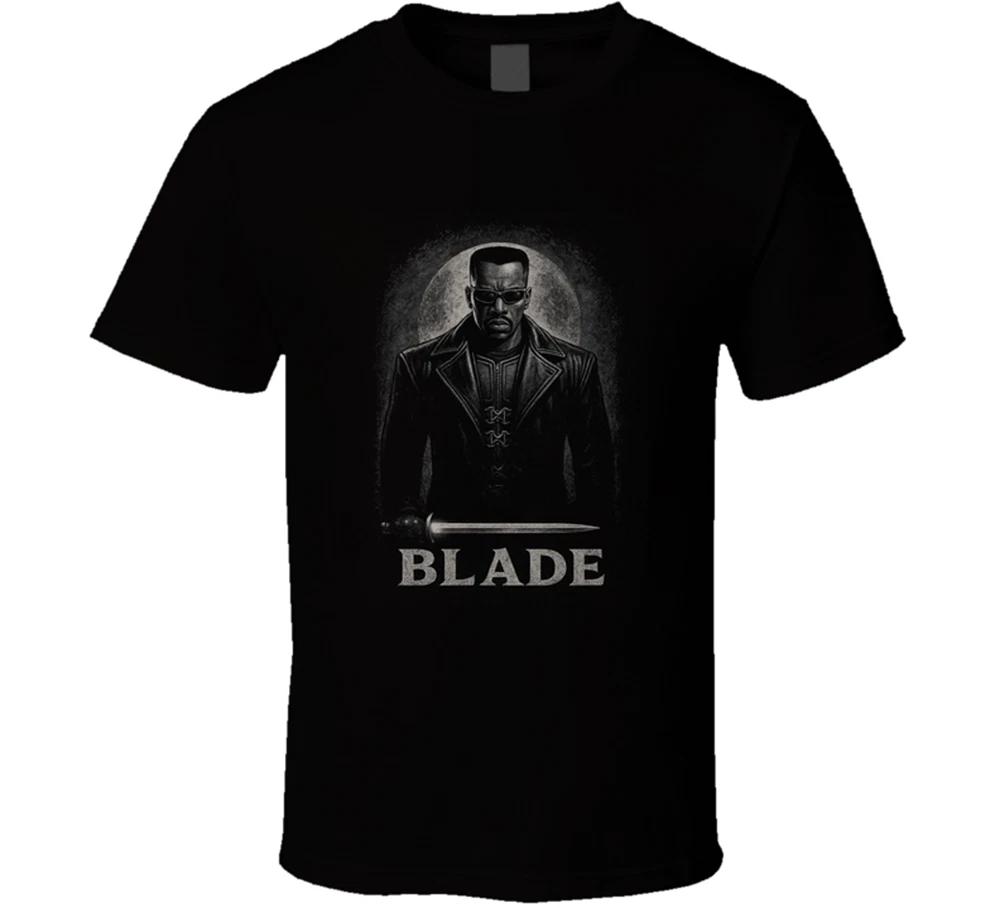 

Blade (1998) Superheroes Hero Vector Power Movie Retro T Shirt Tee Gift New 4XL