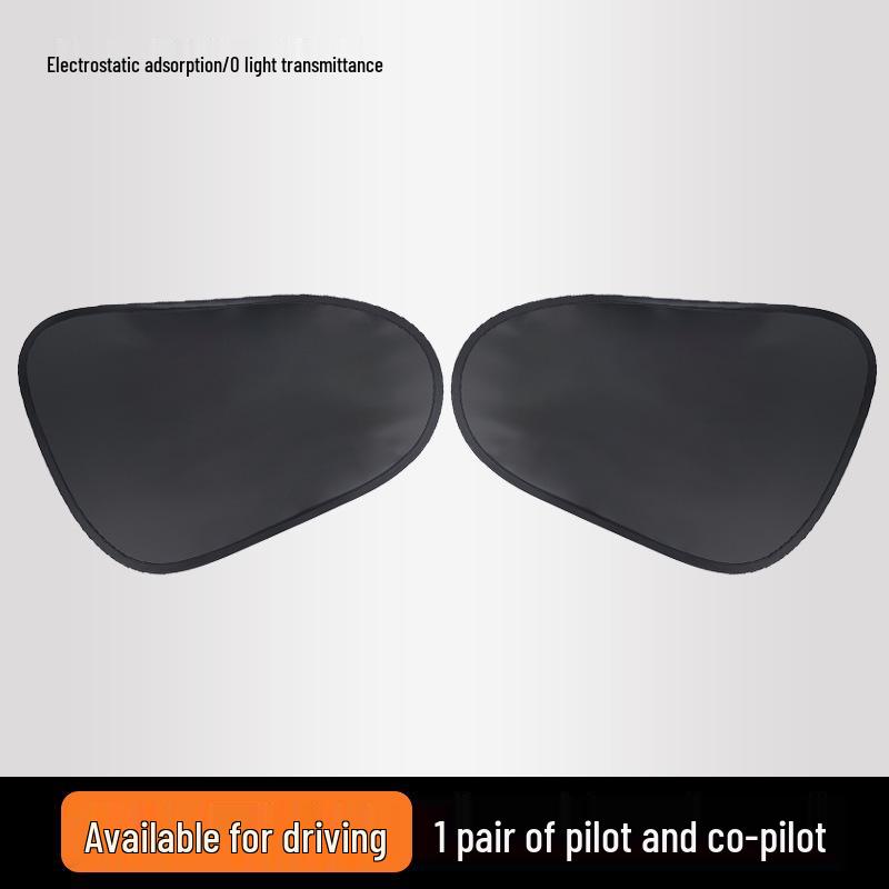 Quick-Install Full Blackout Electrostatic Car Sunshade for Sun Protection