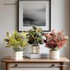Nordic Style Artificial Potted Plants for Indoor Decor: Perfect for Living Rooms, Offices, and Desktops