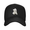 Individuelle West Highland White Terrier Baseballkappe für Damen, verstellbar, Das Leben ist besser mit einem Westie Papa Hut, Streetwear Snapback Kappen