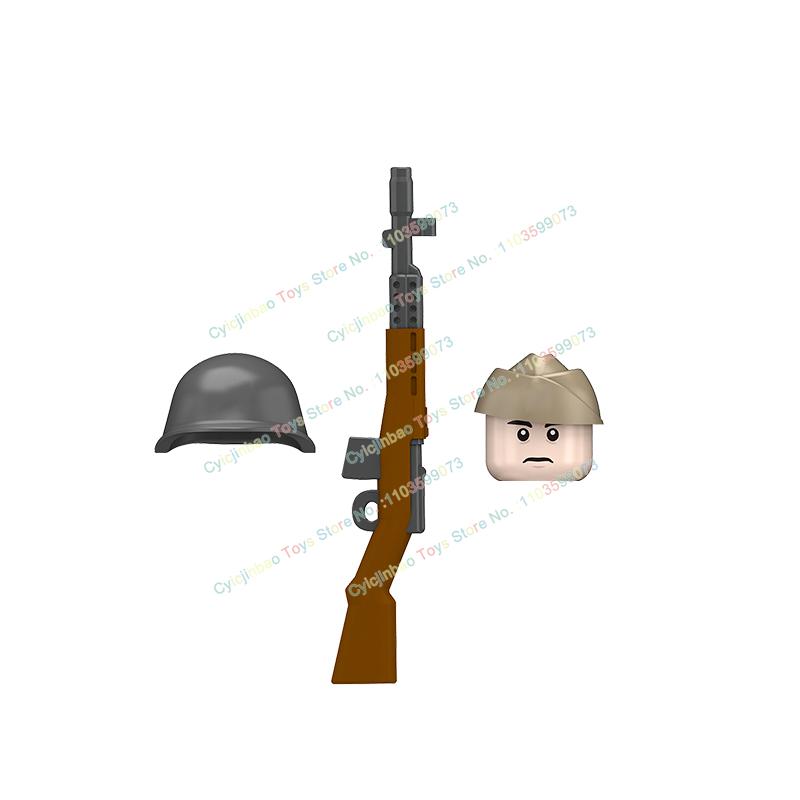 N661-670 NEW Military infantry Soldies Warriors Action Figures Building Blocks Accessories Collection Children's Toys Gifts