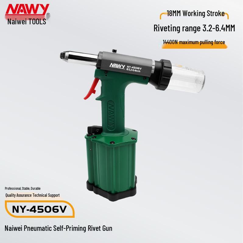 Taiwan Industrial-Grade Automatic Pneumatic Rivet Gun for Aluminum & Stainless Steel Rivets