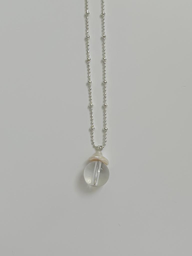 Sosoo Quartz And Pearl Layered Necklace