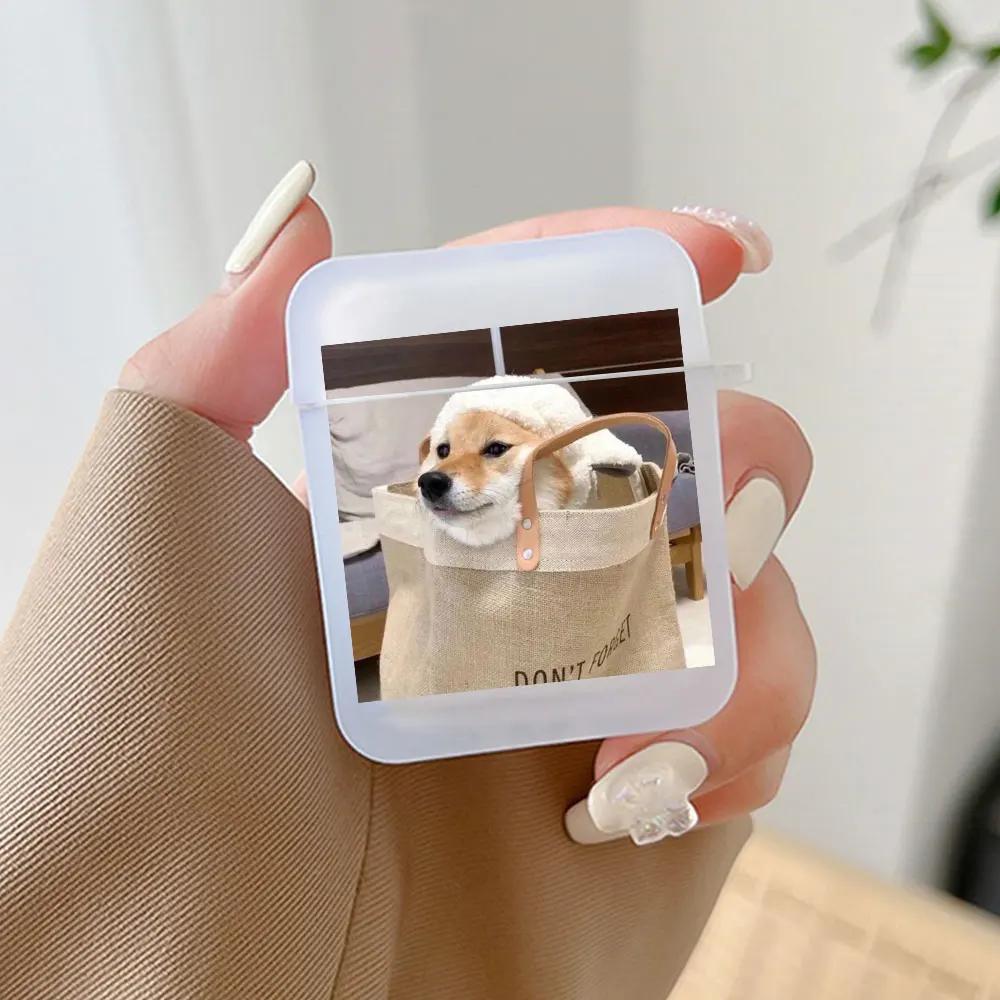 Fundas Funny Cats Dog Couples Earphone Case for Airpods Pro 2 1 Clear Soft Matte Headphones for Airpods 3 Animal Customize Cover