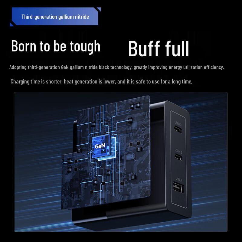 Lenovo 140W GaN 3-Port Fast Charger