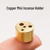 Brass Antique Multi-hole Incense Burner for Home - Small Sandalwood Incense Holder with Four Holes