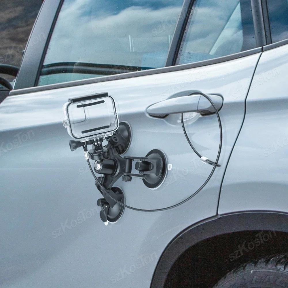 Smycz Bezpieczeństwa ze Stalowej Liny Przeciw Zagubieniu Do GoPro 13 12 11 10 9 8 7 SJCAM AKASO Insta360 X5 X4 X3 DJI Osmo Action 5 4 Pocket 3 Akcesorium