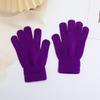 Winter Candy Color All-Match Warm Touch Screen Five-Finger Knitted Gloves Unisex