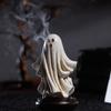 Ghost Incense Burner For Halloween Ghost Incense Holder Ornaments Aromatherapy Furnace Resin Fragrance Stove For Yoga Meditation