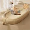 1pc Cat Scratching Board and Bed Integrated Toy Ball Set - Four Seasons Universal - Multi-functional Durable Sisal Cat Scratching Sand Leisure Chair