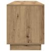 TV Stand with LED Lights Artisan Oak 193.5x41x50 Cm