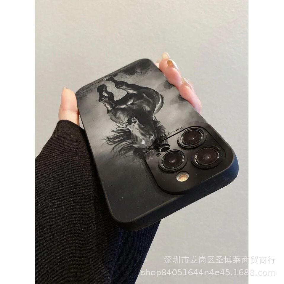 Black Beauty for Apple 15 Mobile Phone Case Iphone12promax Set 14/13/11/XSMAX Pupil Eye 16