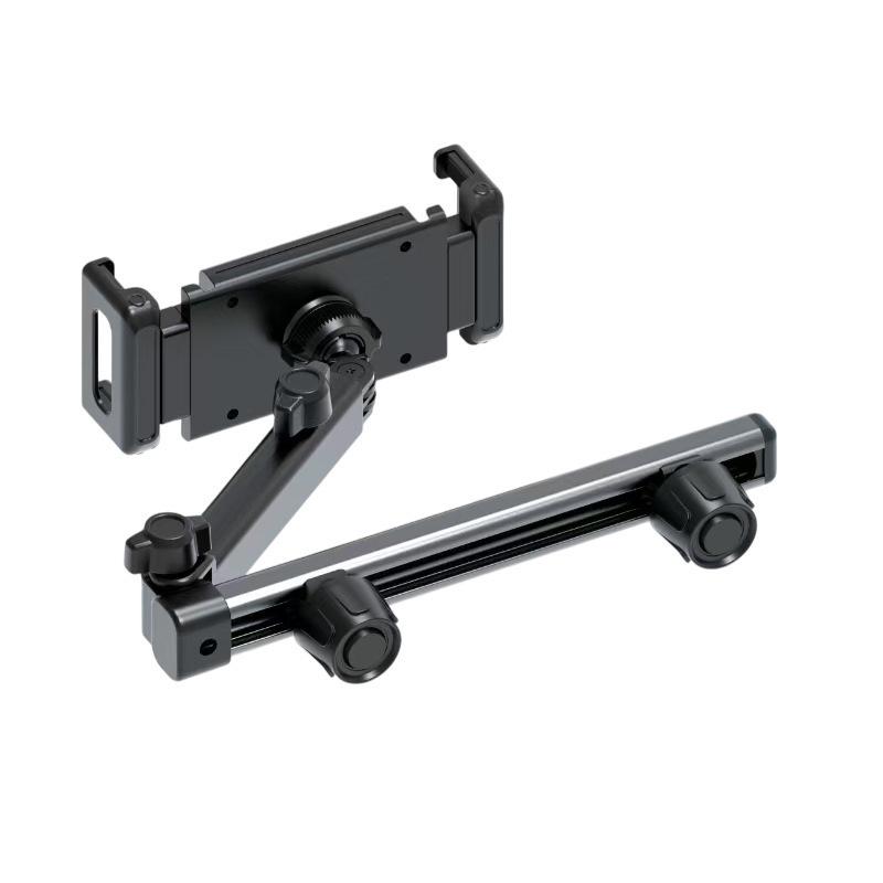 Car Chair Rear Seat Car Mount, Rear Headrest Tablet PC Holder Retractable Foldable Cell Phone Holder