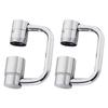 Swivel Faucet Extender Stainless Steel Water Faucet Extension Bathroom Faucet Extender for Sink Face Washing