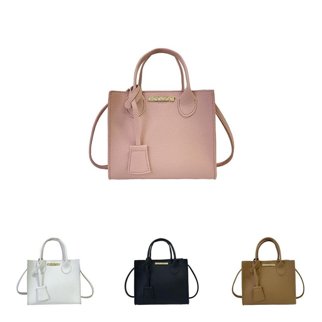 Trendy Litchi Grain Handbag For Women Fashionable Street Style Shoulder Bag 2023