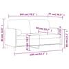 Vidaxl 2-Osobowa Sofa Z Poduszkami, Winna Czerwień, 140 Cm, Aksamit