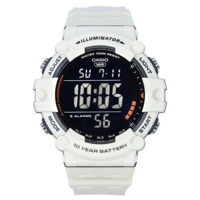 Standard Digital White Resin Strap Quartz AE-1500WH-8B2 100M Men's Watch