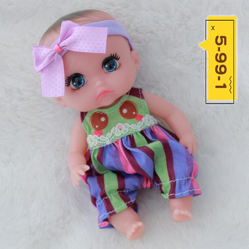 

Кукла Реборн Виниловая Кукла Симуляция Младенца Полное Тело Моющаяся Кукла Игрушка 15cm синий