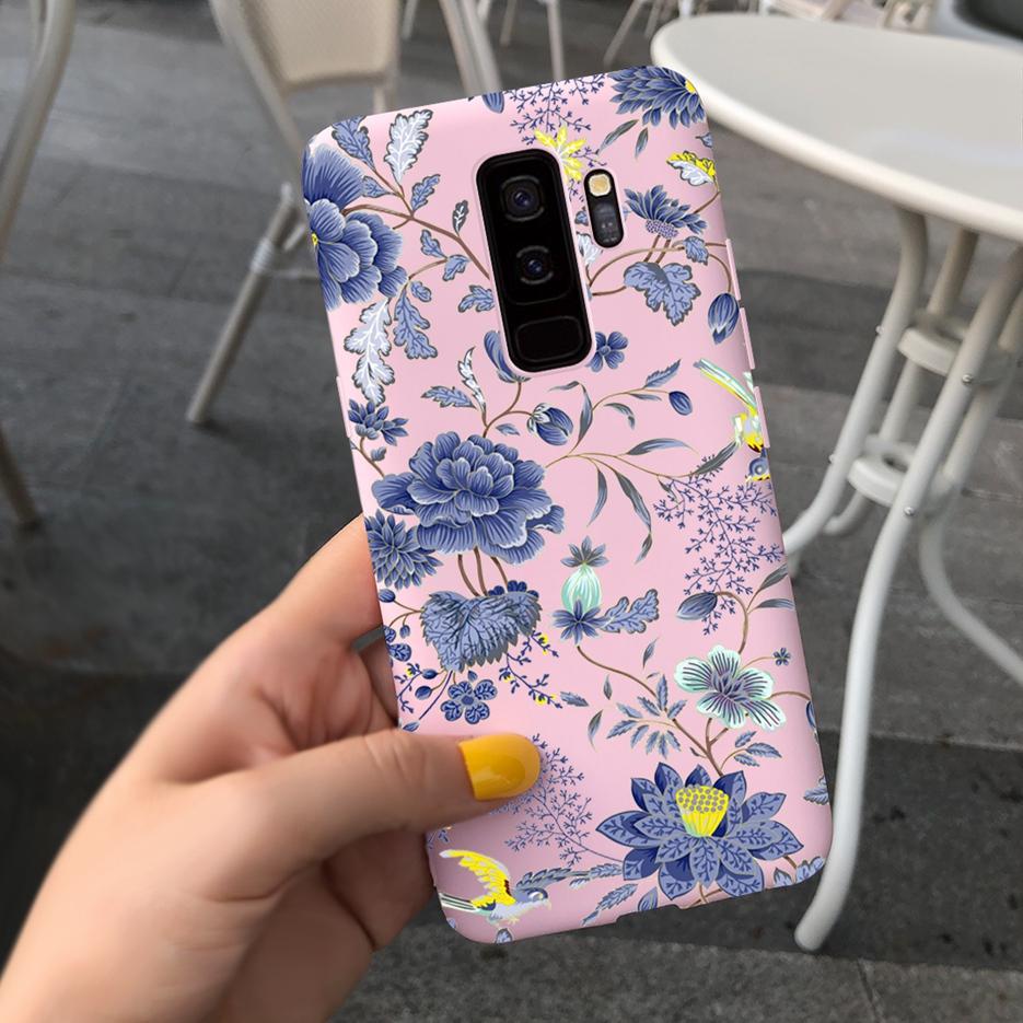 For Samsung Galaxy S9 Plus Case S9+ G965F Cute Candy Painted Fundas Matte Cover For Samsung S9 S9+ S 9 Plus Phone Case Soft Bags
