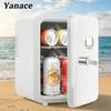 Mini Fridge Portable Car Refrigerator 4L Cooling & Warming for Home Office Travel Beach Drink Food Storage Cooler Box