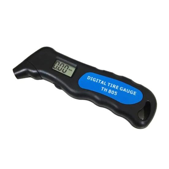 

Car Diagnostic Instrument Digital Tire Pressure Gauge with Unit Switching PSI BAR KPA KG/O LED Flashlight Safety Hammer High Accuracy Portable Tool чорний