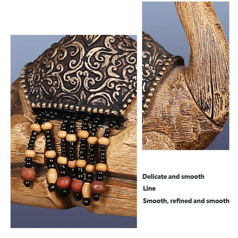 Kamelfiguren Harzkamelstatuen Tierfiguren Tischornament für Büro Zuhause Schreibtischdekorationen Sammlerstücke