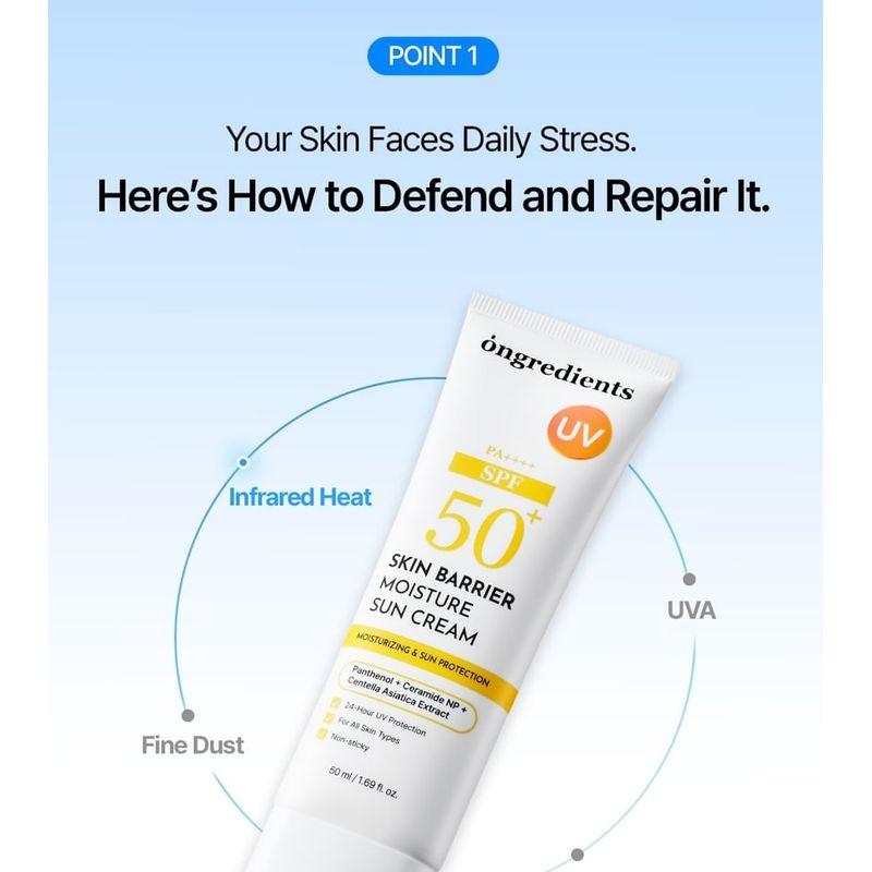 Ongredients Skin Barrier Moisture Sun Cream