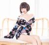 Sexy Cosplay Yukata Oiran Japanese Style Kimono Kimono Seductive Extreme Yamato Nadeshiko Sexy Small Breasts Underwear Cute Lingerie Costume Babydoll