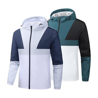 Men's Breathable Hooded Mesh Windbreaker - Spring/Autumn Casual Sports Jacket