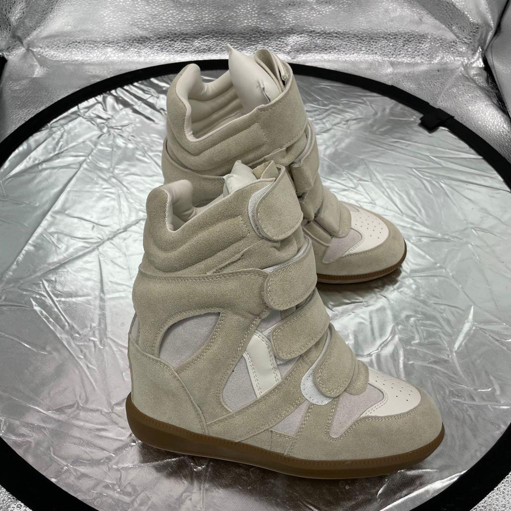 Actual Photos of Celebrity's Same Style Women's High-top Shoes