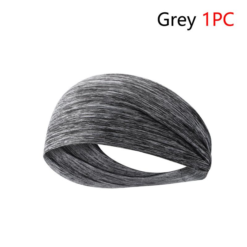 Elastic Sports Headbands Sweat Absorption Headdress Quick Dry Fitness Headband Anti-slip Breathable Sweatbands for Yoga Runnin