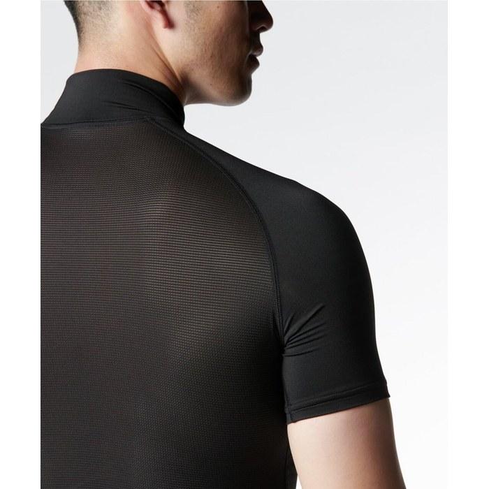 [Under Armour] UA HeatGear Armour Compression Short Sleeve Mock Neck Mens 001 Japan LG (Japan Size L) Black