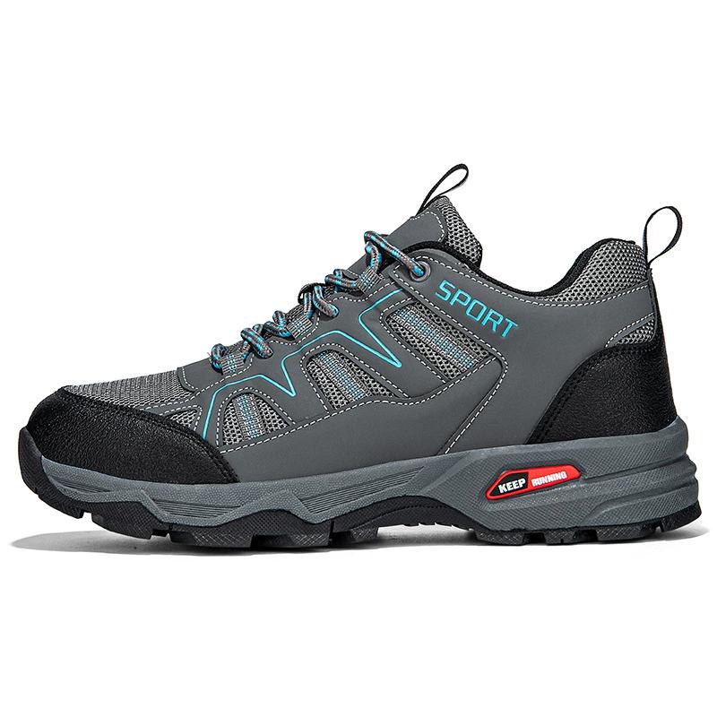 Low Cut Outdoor Hiking Wear-resistant Casual Shoes with Breathable and Non Slip Mesh, Lightweight and Soft Soled Hiking Shoes for Couples