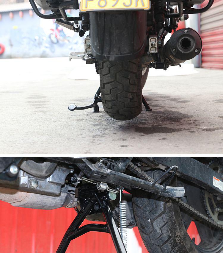 Compatible with Haojue Motorcycle HJ300-3 TR300plus Main Center Stand Double Stand Modification for Large Foot Stand.