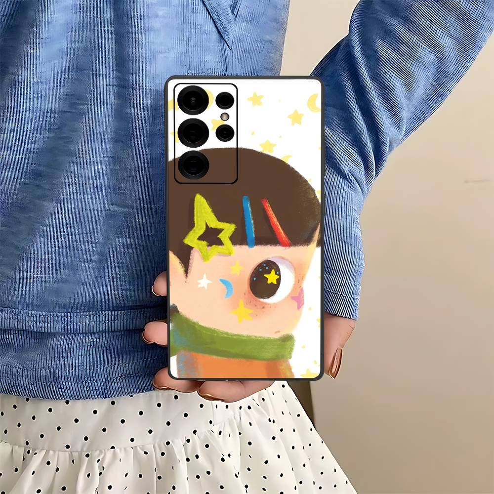 INS A Mao Phone Case For Samsung S 24 Fe 25 Ultra Plus 20 Lite 21 30 22 23 24 22 Ultra 5G Fundas