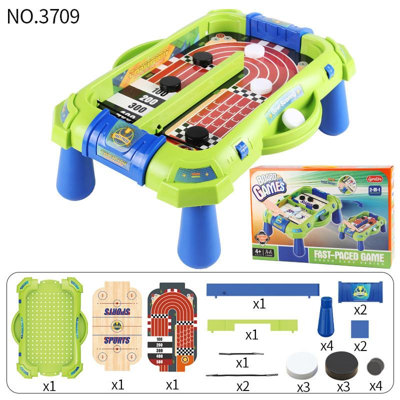 Childrens Sports Table Game With Abs Plastic Material For Dual Basketball And Soccer Fun