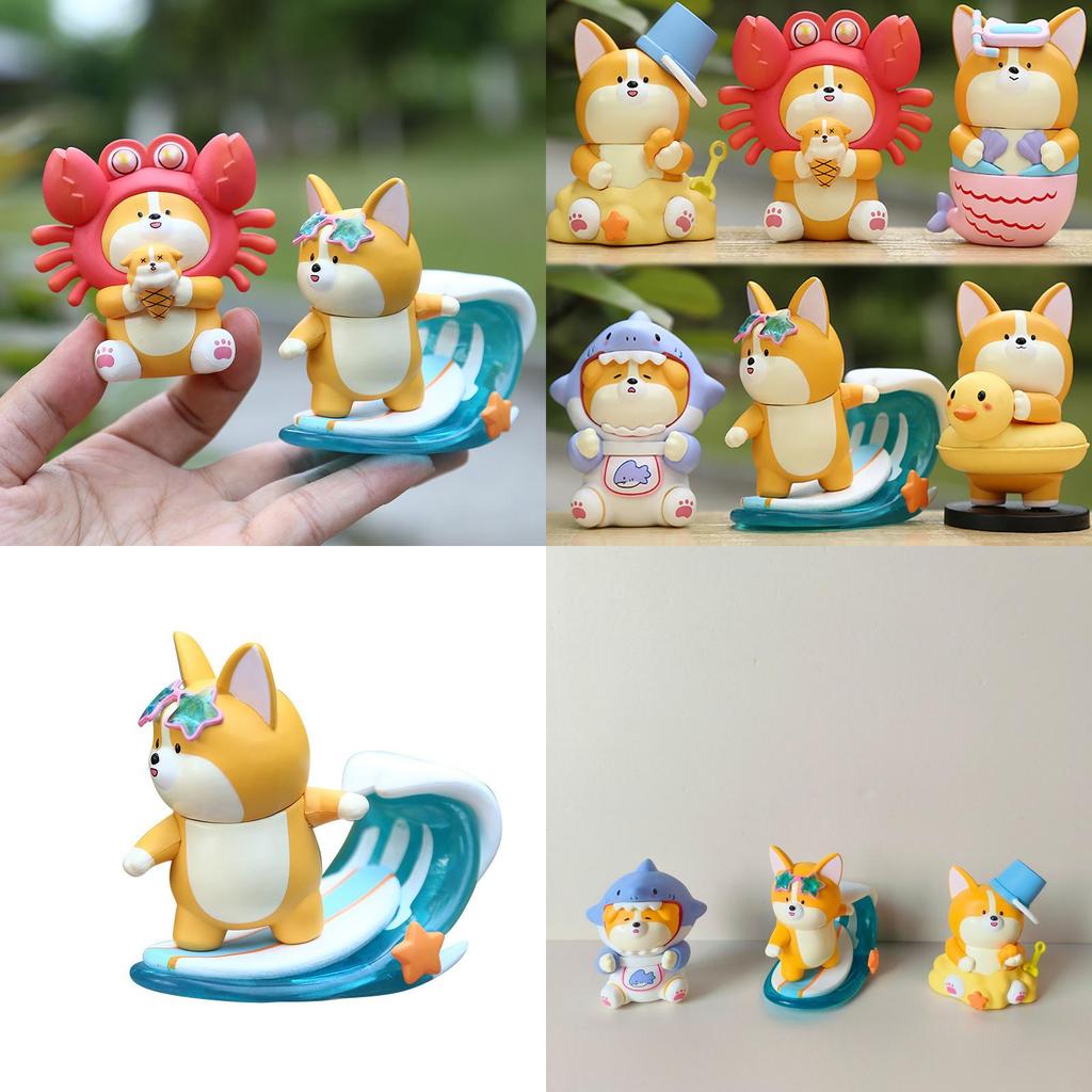 Corgi Playful Pvc Blind Box Toy For Interactive Fun And Gift Giving