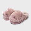 2025 New Fluffy Slippers Winter Indoor Home Heating and Velvet Outer Wear Thick-soled Cotton Slippers Women's