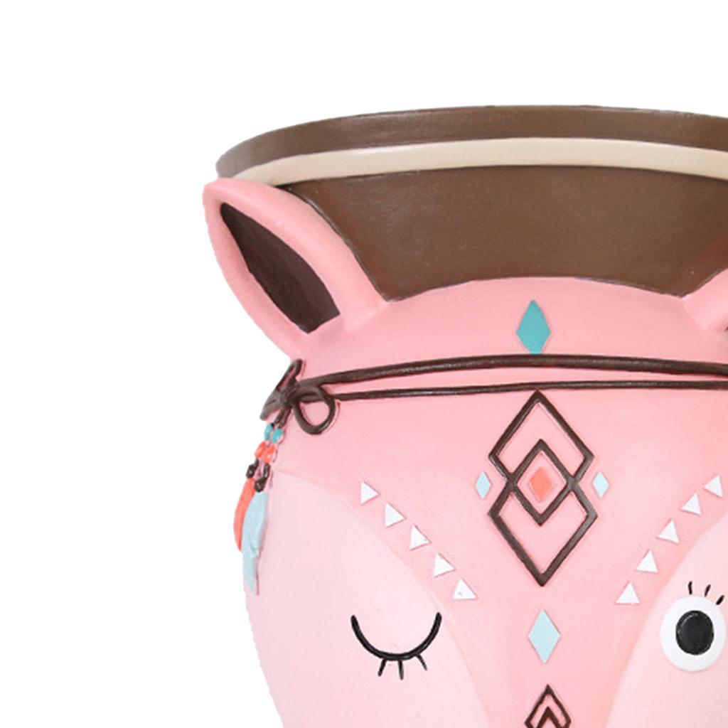 Buy Ethnic Animal Head Wall Planter Hanging Pot Resin Scuplture Vase