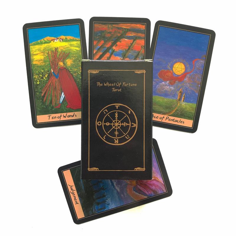 The Wheel of Fortune Tarot Card Oracle Card Entertainment Party Board Game Tarot Deck English