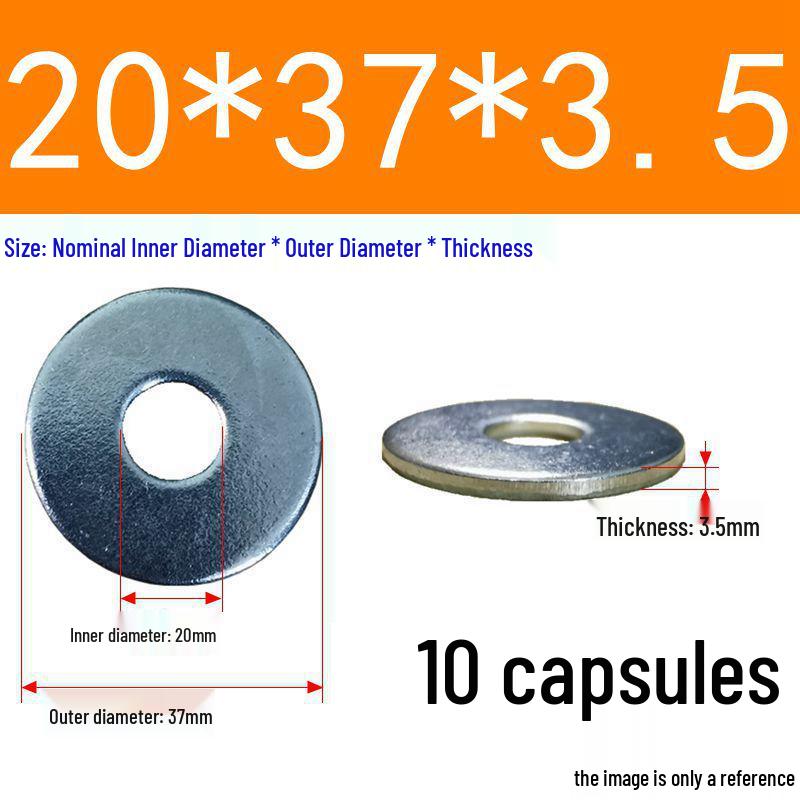 Galvanized Oversized Metal Washers M3-M60