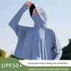 Ultraviolet Protection Shawl For Women With Breathable Ice Silk Fabric For Summer Sun Shielding