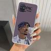Rapper 2pac Singer Tupac Phone Case for Samsung Galaxy A52 A32 A22 A12 A02S A50S A30S A10S Note 20 Ultra 10 Plus S10 A31 A20 A71