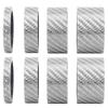 2 Set Carbon Fiber 5 10 15 20mm Bicycle Headset Front Fork Spacer Stem Bike WasherSilver