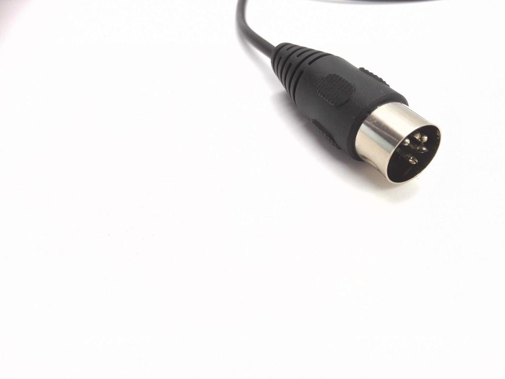 SinLoon DIN do M 5ft Wtyk DIN Męski do Gniazda TRS Męskiego MM Calowego Konwerter Wtyku Stereo Kabel Audio DIN 5-Pinowy 3,5mm (1 / 8in) TRS, 1,5 / 5-Pin 3,5 1/8
